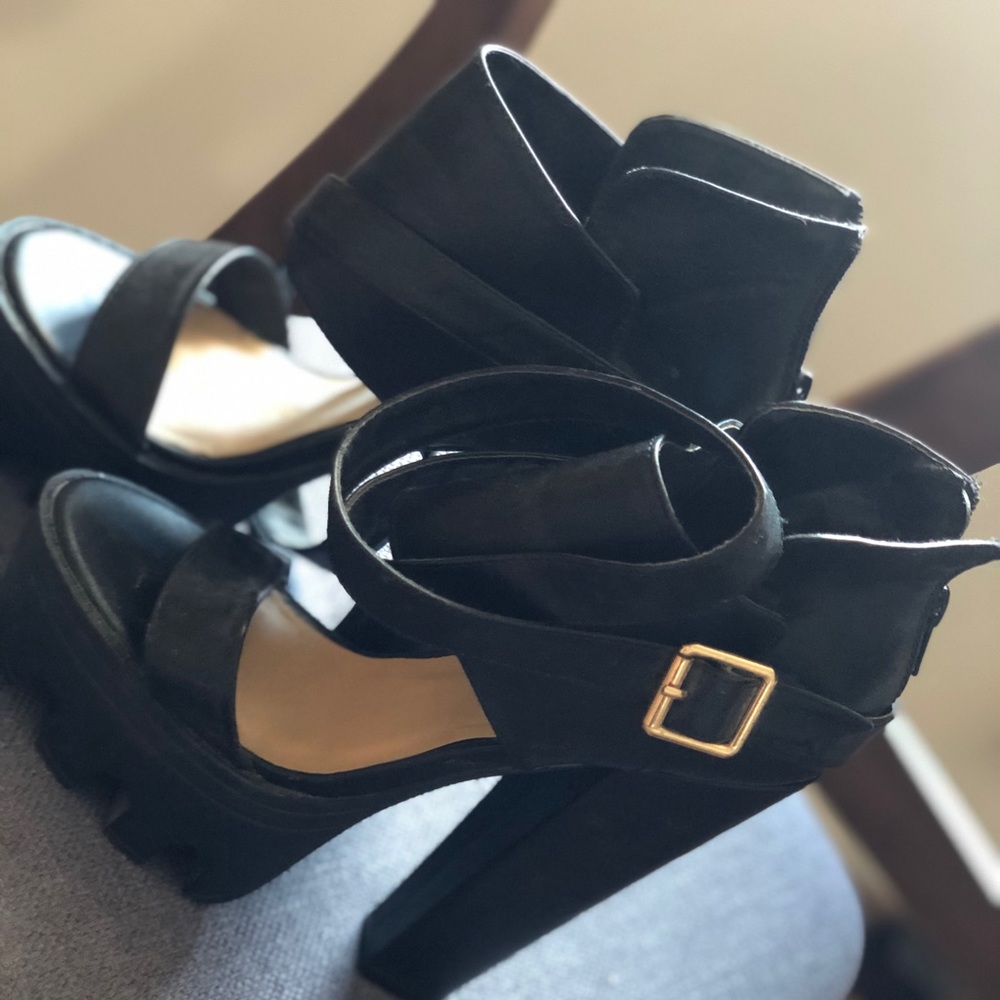 Black Platform Heels